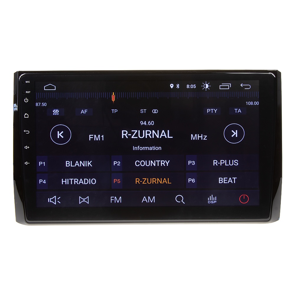 CARCLEVER Autorádio pro Škoda Kodiaq 2016-2017 s 10,1 LCD, Android 10.0, WI-FI, GPS, Mirror link, Bluetooth (80884A)