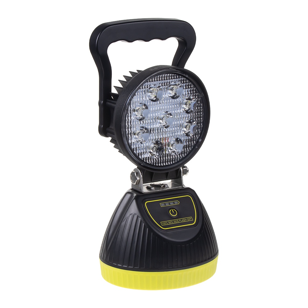 AKU LED světlo s magnetem, 9x3W, powerbanka (wl-Li07) AKCE
