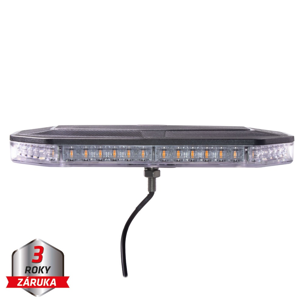 Mini LED rampa, oranžová, 12-24V, 293mm, ECE R65, pevná montáž (sre2-878fix)