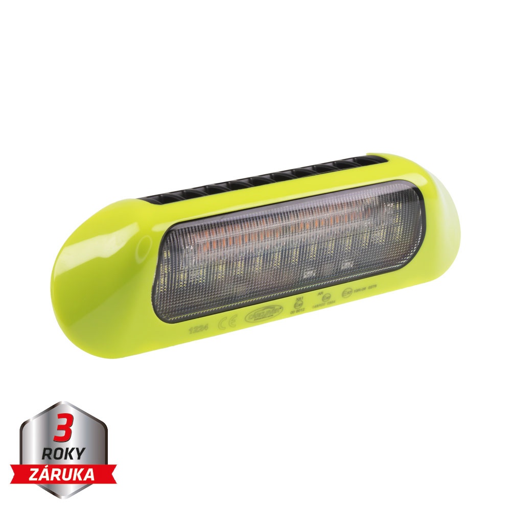 LED světlo nástěnné s výstražným světlem, žluté, 48W, ECE R65 (wl-B035Y)
