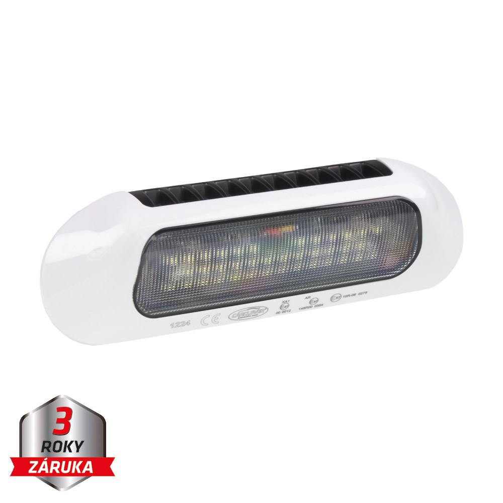 LED světlo nástěnné s couvacím světlem, bílé, 57W, ECE R65 (wl-B048W)