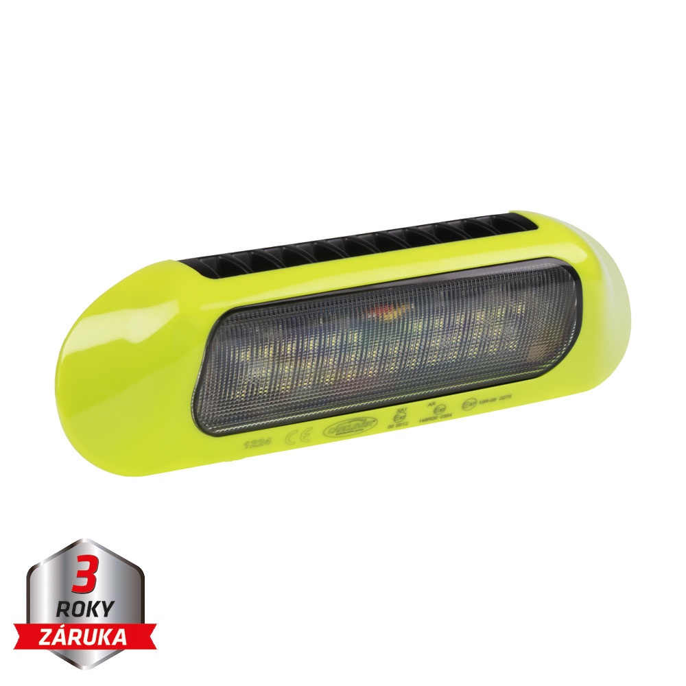 LED světlo nástěnné s couvacím světlem, žluté, 57W, ECE R65 (wl-B048Y)